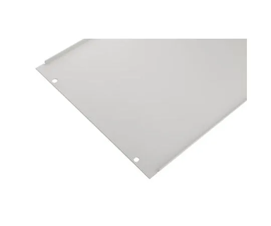 63-8002-13　19-inch Blanking Panel, 6U, Grey, Steel　802-0239