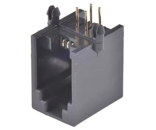 63-8023-83　Wurth Elektronik 615004 Series Number 4P4C Right Angle Through Hole Shielded RJ22 Modular Jack Connector, Socket　615004143821