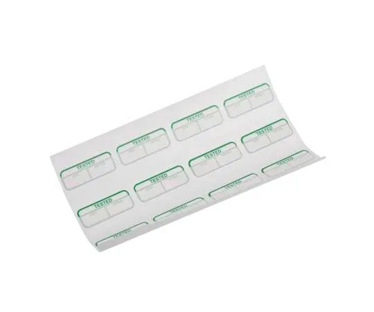 63-7809-06　RS PRO Adhesive Pre-Printed Adhesive Label-Tested-. Quantity: 120　758-7901