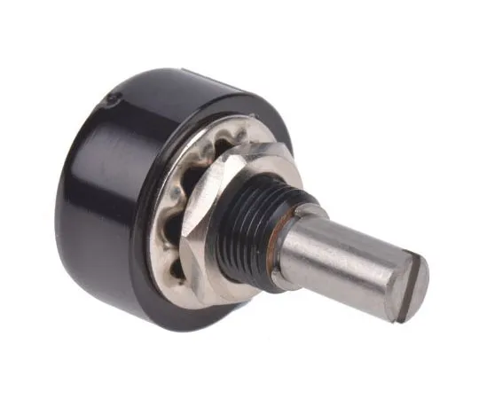 63-8039-04　RS PRO 1 Gang Rotary Conductive Plastic Potentiometer with a 6.35 mm Dia. Shaft, 1kΩ, ±20%, 1W, Linear　842-7122