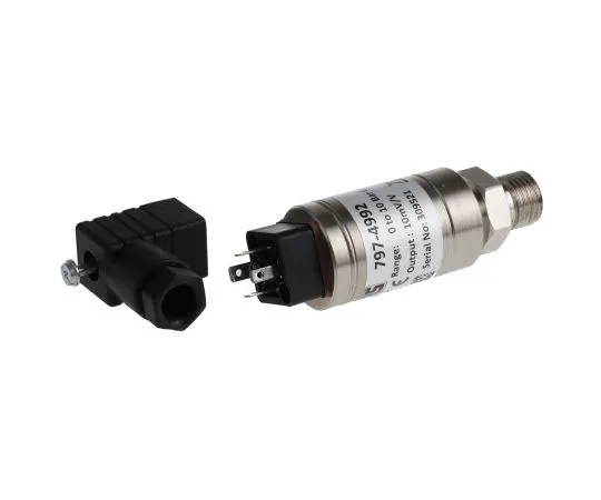 63-7996-61　RS PRO Gauge for Air, Gas, Hydraulic Fluid, Liquid, Water Pressure Sensor, 10bar Max Pressure Reading , 3 → 12 V　797-4992