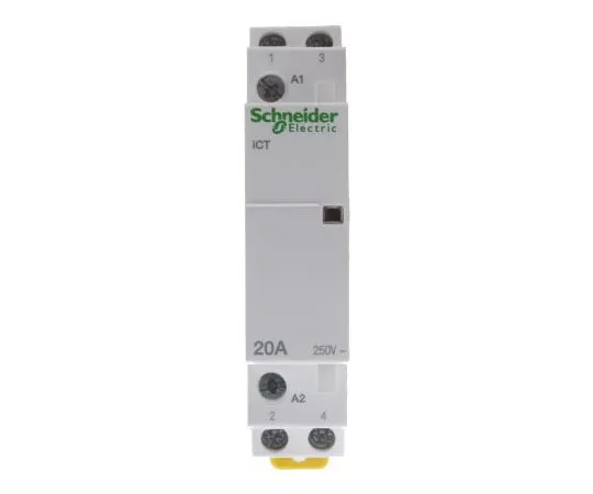 63-7988-78　Schneider Electric 2 Pole Contactor, 20 A, 230 V ac Coil, Acti 9, 2NO　A9C22722