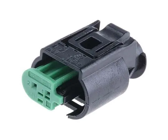 63-7752-74　TE Connectivity Micro Quadlock System Series, 1 Row 2 Way Cable Mount Socket Housing　284703-1