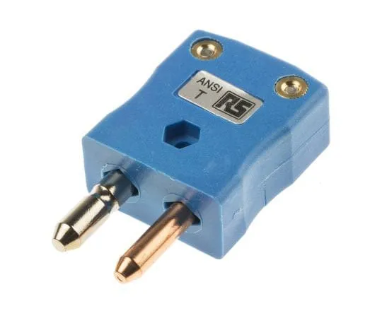 63-7954-73　RS PRO ANSI Standard In-Line Plug Connector for *** with Type T Thermocouple Type T, Standard　769-1300