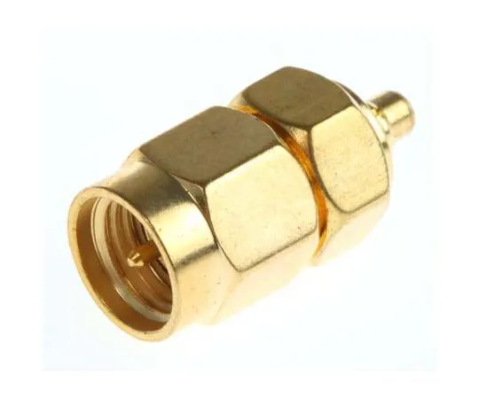 63-7813-83　Straight 50Ω RF Adapter SMA Plug to MMCX Plug　ADP-SMAM-MMCXM