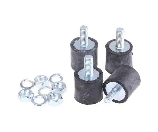 63-7967-09　FIBET 1615VD512-60 27mm Shock Mount M5 16mm Diameter 8.5daN Compression Load 3mm, Male to Female Rubber　1615VD512-60