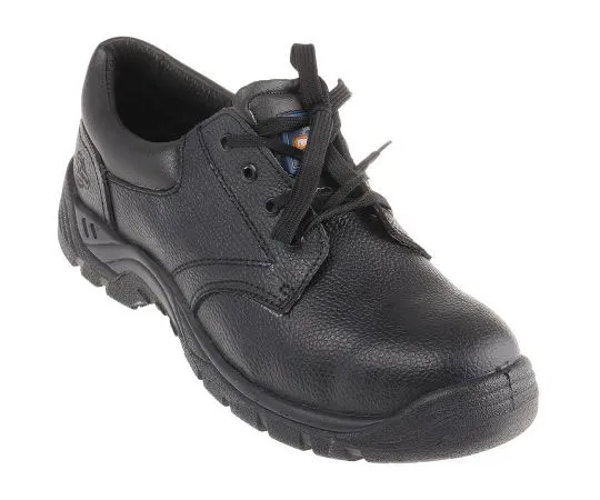 63-7986-07　RS PRO Black Steel Toe Men Safety Shoes, UK 12, US 13　790-4038