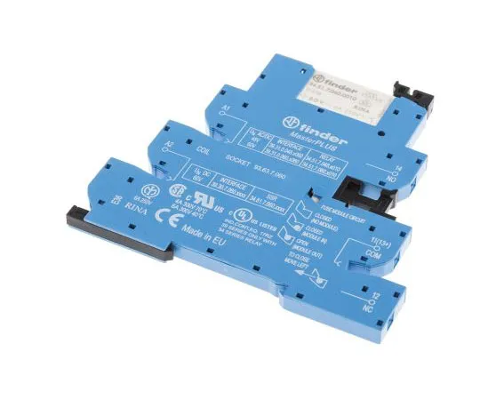 63-7966-11　Finder39 Series SPDT Interface Module DIN Rail, 60V ac/dc Coil, 6A　39.31.0.060.0060