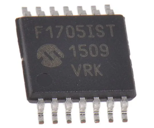 63-8033-97　Microchip PIC16F1705-I/ST, 8bit PIC Microcontroller, 32MHz, 8192 words Flash, 14-Pin TSSOP　PIC16F1705-I/ST