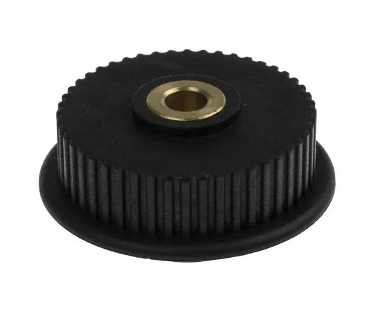 63-7967-83　Brass, Glass Filled PC Timing Belt Pulley, 6mm Belt Width x 2.032mm Pitch, 48 Tooth, Maximum Bore Dia. 5mm　778-4749