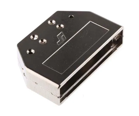 63-7784-02　Amphenol FCI 8655MH Series Die Cast Zinc D-sub Connector Backshell, 50 Way, Strain Relief　8655MH5012LF