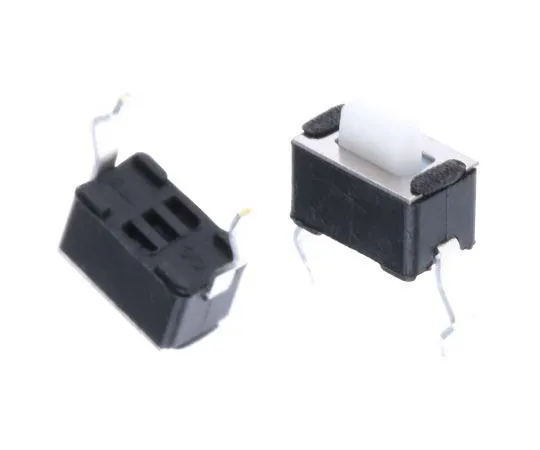 63-7751-23　Button Tactile Switch, Single Pole Single Throw (SPST) 50 mA @ 24 V dc 1.5mm　1825965-1