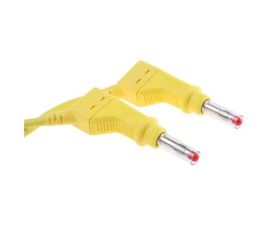 63-7977-86　Multi Contact Test lead, 32A, 600V, Yellow, 50cm Lead Length　66.9407-050-24
