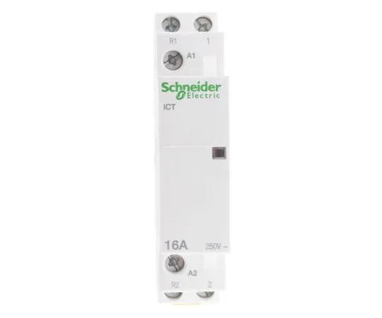 63-7988-68　Schneider Electric 2 Pole Contactor, 16 A, 12 V ac Coil, Acti 9, NO/NC　A9C22015