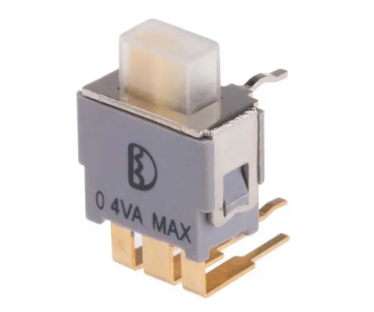 63-7775-75　IP67 PCB Slide Switch Double Pole Double Throw (DPDT) Latching 400 mA @ 20 V Side　734-7356