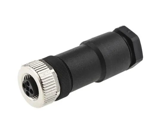 63-8009-31　Binder 813 Series M12 Cable Mount Connector, 4 contacts Socket　99-0630-19-04