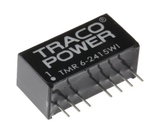 63-7971-57　TRACOPOWER TMR 6WI 6W Isolated DC-DC Converter Through Hole, Voltage in 18 → 36 V dc, Voltage out 24V dc　TMR 6-2415WI
