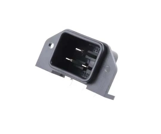 63-7769-72　Schurter C20 Panel Mount IEC Plug Male, 16A, 250 V ac　6163.0018