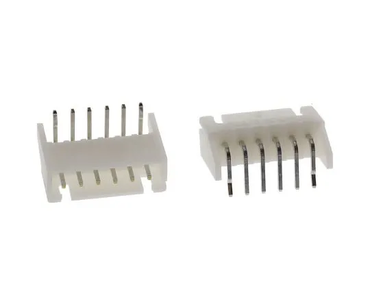 63-8026-51　JST XH S6B, 6 Way, 1 Row, Right Angle PCB Header　S6B-XH-A(LF)(SN)