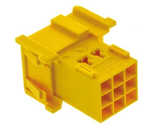 63-7766-08　TE Connectivity Timer Series, 3 Row 9 Way Plug Connector　1-967626-1