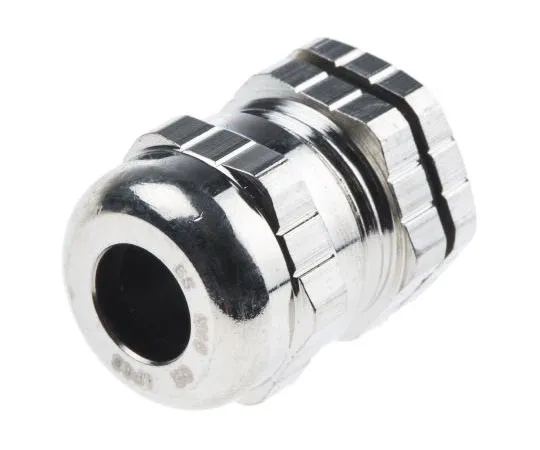 63-8036-83　RS PRO M16 Cable Gland With Locknut, Brass, IP68　835-4119