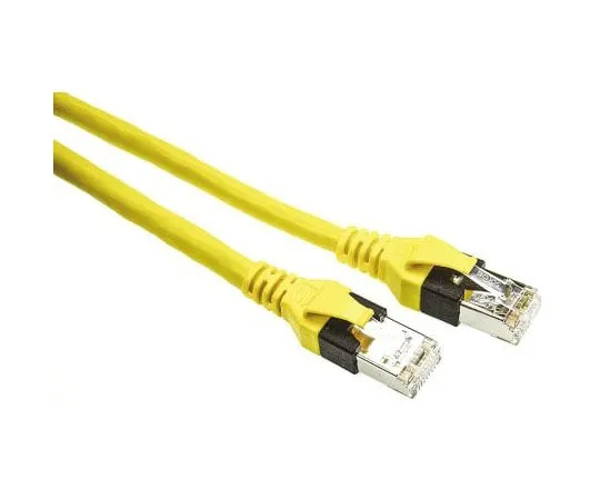 63-7951-63　HARTING Yellow Cat6 Cable SF/UTP PUR Male RJ45/Male RJ45, 500mm　9474747104