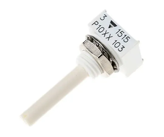 63-7986-38　Vishay 1 Gang Rotary Cermet Potentiometer with a 3 mm Dia. Shaft, 10kΩ, ±10%, 0.5W, Linear P10XXAI103KB30　P10XXAI103KB30