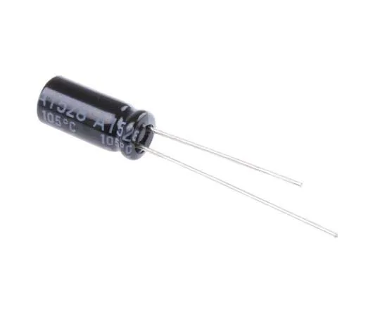 63-7798-90　Rubycon 47μF 35V dc Aluminium Electrolytic Capacitor, Through Hole 5 (Dia.) x 11mm +105°C 5mm 2mm　35YXJ47M5X11