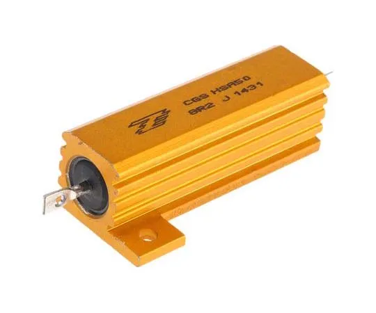 63-7758-57　TE Connectivity HSA50 Series Aluminium Ho***d Solder Lug Wire Wound Panel Mount Resistor, 8.2Ω ±5% 50W　HSA508R2J