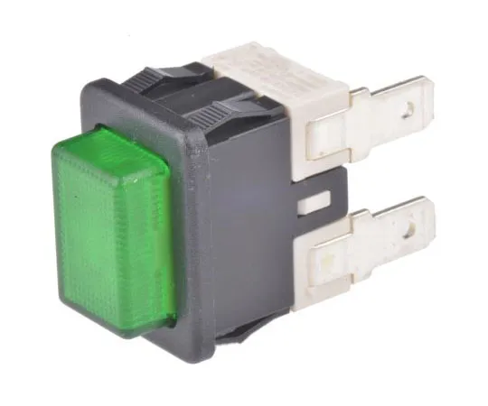 63-8046-25　Molveno Single Pole Single Throw (SPST) Latching Push Button Switch, 19 x 13mm, Panel Mount, 125/250V ac　SXL4126H1E00000