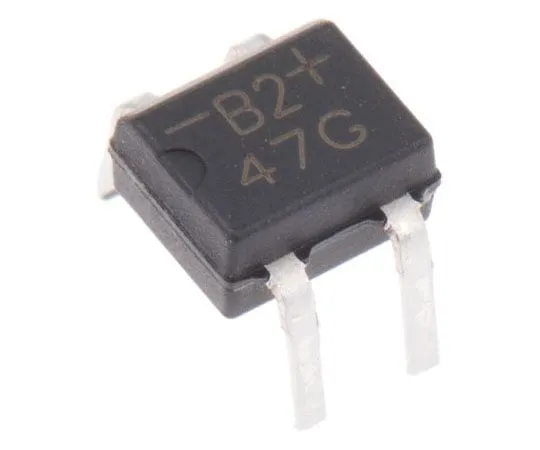 63-8020-54　Vishay B2M-E3/45, Bridge Rectifier, 500mA 200V, 4-Pin MBM　B2M-E3/45