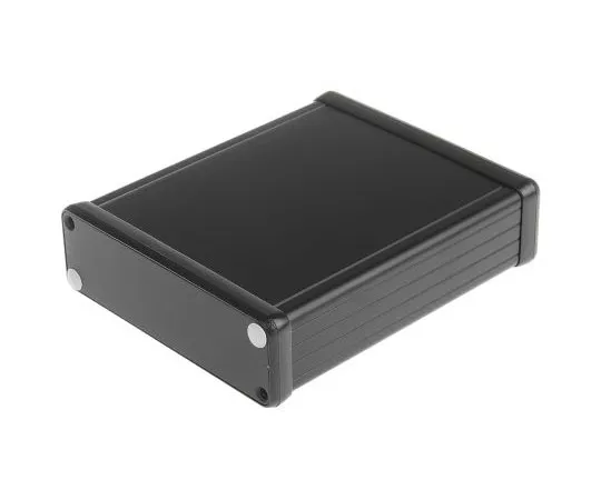 63-7961-61　Hammond 1455, Aluminium Enclosure, 120 x 103 x 30.5mm　1455L1201BK
