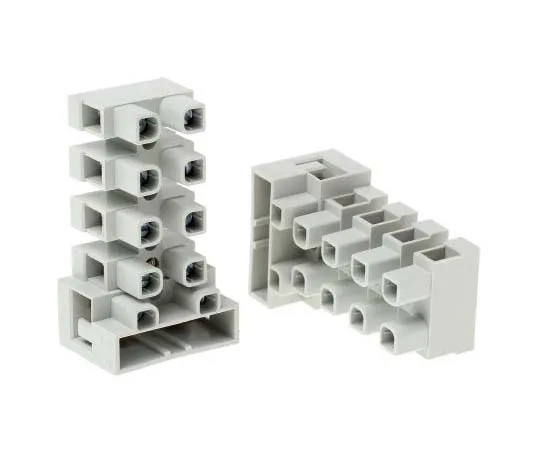63-7787-77　5 Way F***d Terminal Block, 20A 690 V, Screw Down, Nylon　CFTBN/5