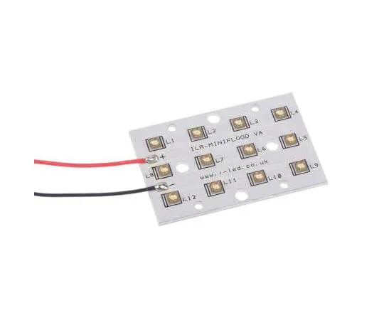 63-8054-58　Intelligent LED Solutions OSLON SSL 80 MiniFlood Series, Green LED Strip 32.4 to 42V, ILR-ON12-TRGR-SC211-WIR200.　ILR-ON12-TRGR-SC211-WIR200.