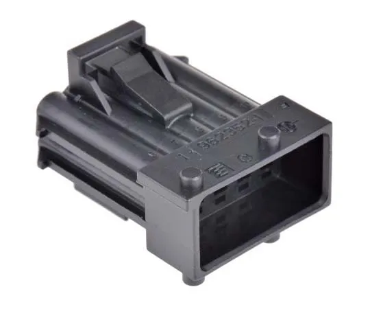 63-7752-57　TE Connectivity Timer Series, 2 Row 10 Way Panel Mount Plug Housing　1-962352-1
