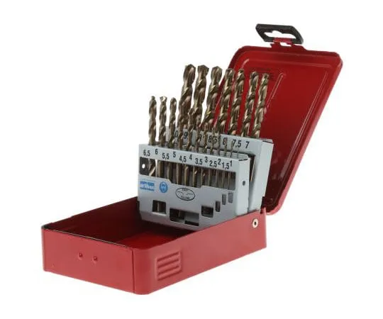 63-7992-51　Dormer 19 piece HSS-E Jobber Drill Set 1mm to 10mm　A295219