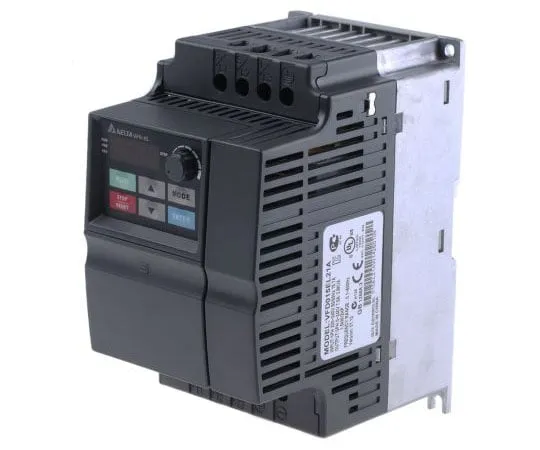 63-7975-31　Delta Inverter Drive, 1-Phase In, 0 → 600Hz Out 1.5 kW, 230 V with EMC Filter, 15.7 A VFD-EL, IP20　VFD015EL21A