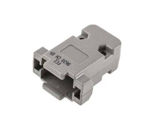 63-7783-93　Amphenol FCI 8630CH Series Thermoplastic D-sub Connector Backshell, 9 Way　8630CH09M3LF