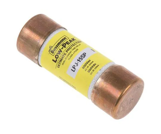 63-7962-13　Cooper Bussmann, 15A Cartridge F***, 20 x 57mm, Speed T　LPJ-15SP