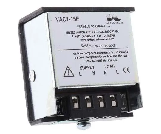 63-7796-94　Fan Speed Controller, Infinitely Variable, 110 V ac, 15A　A72152