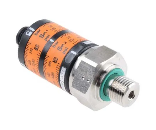63-7782-95　ifm electronic Gas, Liquid Relative Pressure Switch, 2NO 0 → 250bar, 9.6 → 32 V dc, G1/4 process　PK7521