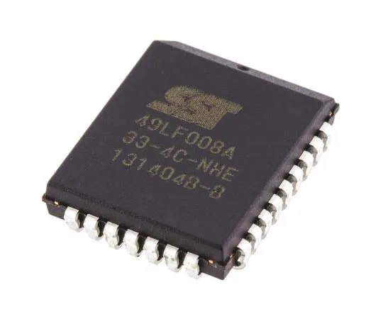 63-7760-81　Microchip, Parallel 8Mbit Flash Memory, 120ns, 32-Pin PLCC　SST49LF008A-33-4C-NHE