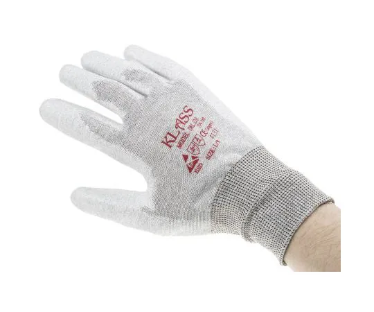 63-8048-25　RS PRO Nylon Polyurethane-Coated Special Purpose Gloves, size 9, Grey　869-1660