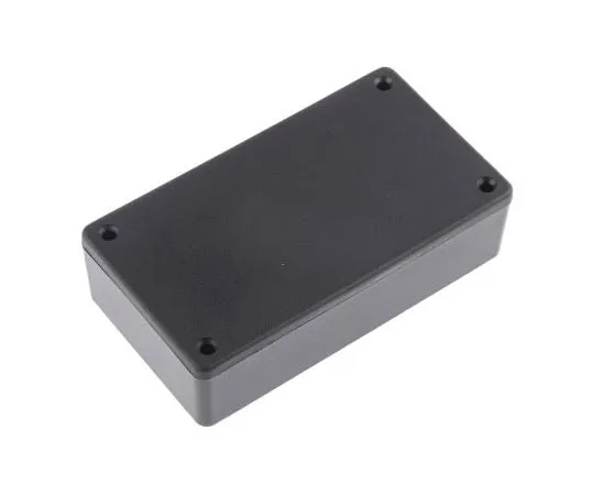 63-8023-39　Hammond 1591, ABS Enclosure, IP54, 113.82 x 63.32 x 28.25mm　1591XXBSBK