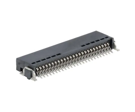 63-7964-32　ERNI SMC, 50 Way, 2 Row, Right Angle PCB Header　54596
