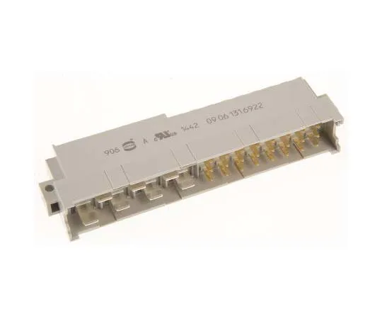 63-7785-30　Harting 09 06 Series 24 + 7 Way 2.54 mm, 5.08 mm, 10.16 mm Pitch, Type MH Class C2, 2/3 Row, Right Angle DIN 41612　9061316922