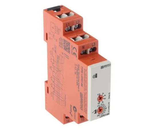 63-8042-28　Broyce Control L-Series Phase, Voltage Monitoring Relay With SPDT Contacts, 230 V ac　LXPRT-4W 230V (400V)