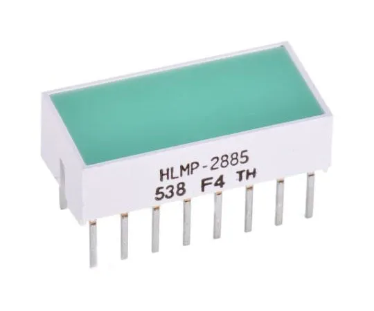 63-8037-83　HLMP-2885 Broadcom Light Bar LED Display, Green 100 mcd　HLMP-2885