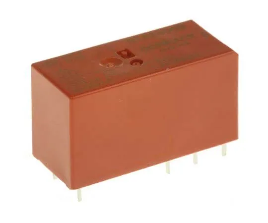 63-7750-06　TE ConnectivityRT2 DPDT Non-Latching Relay PCB Mount, 9V dc Coil, 8A　RT424009