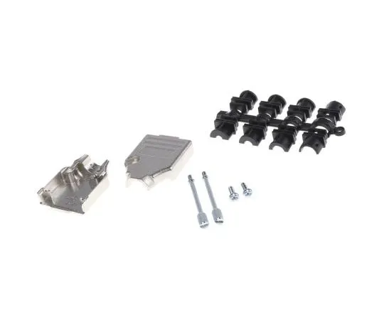 63-8027-40　MH Connectors MHDTZK-RA Series Zinc D-sub Connector Hood, 9 Way, Strain Relief　MHDTZK9-RA-K
